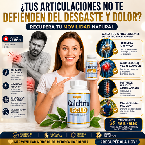 CALCITRIN GOLD - APOYA TU MOVILIDAD Y BIENESTAR CADA DÍA